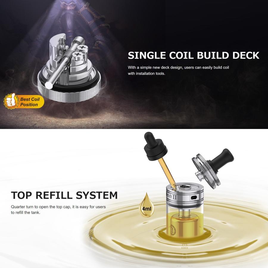 Vapefly Alberich II MTL RTA VAPE 電子タバコ |  | 02