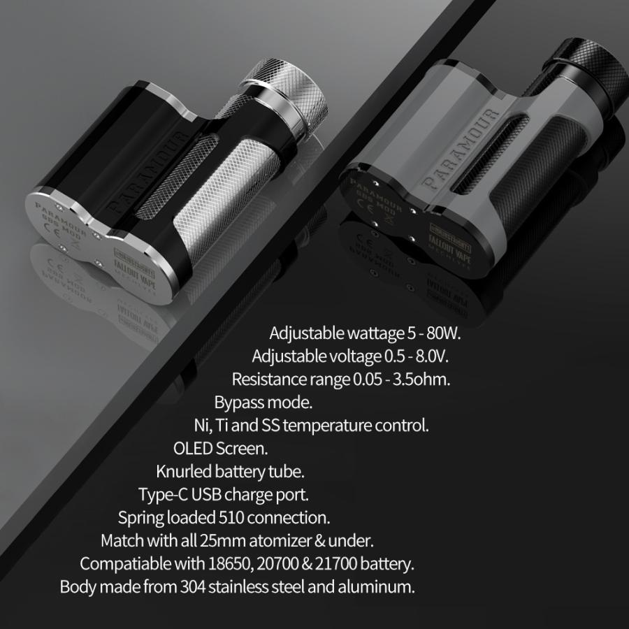 MECHLYFE x Fallout Vape x Mrjustright1 PARAMOUR SBS MOD VAPE 電子タバコ |  | 02