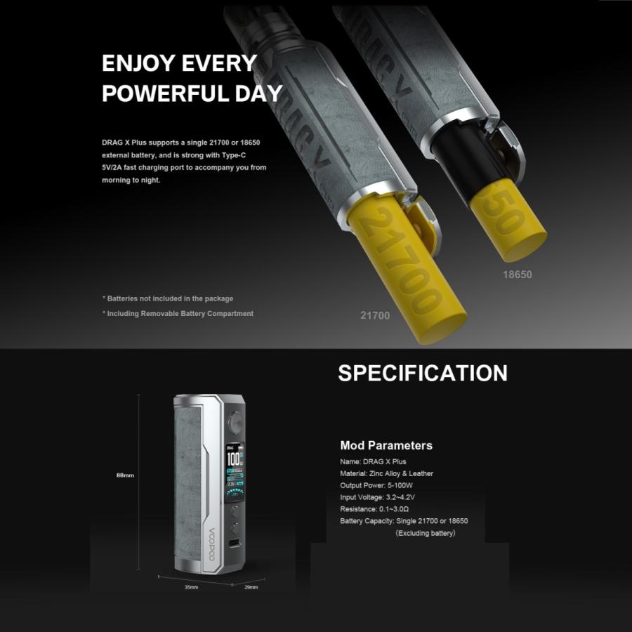 Voopoo Drag X Plus Mod VAPE 電子タバコ |  | 04