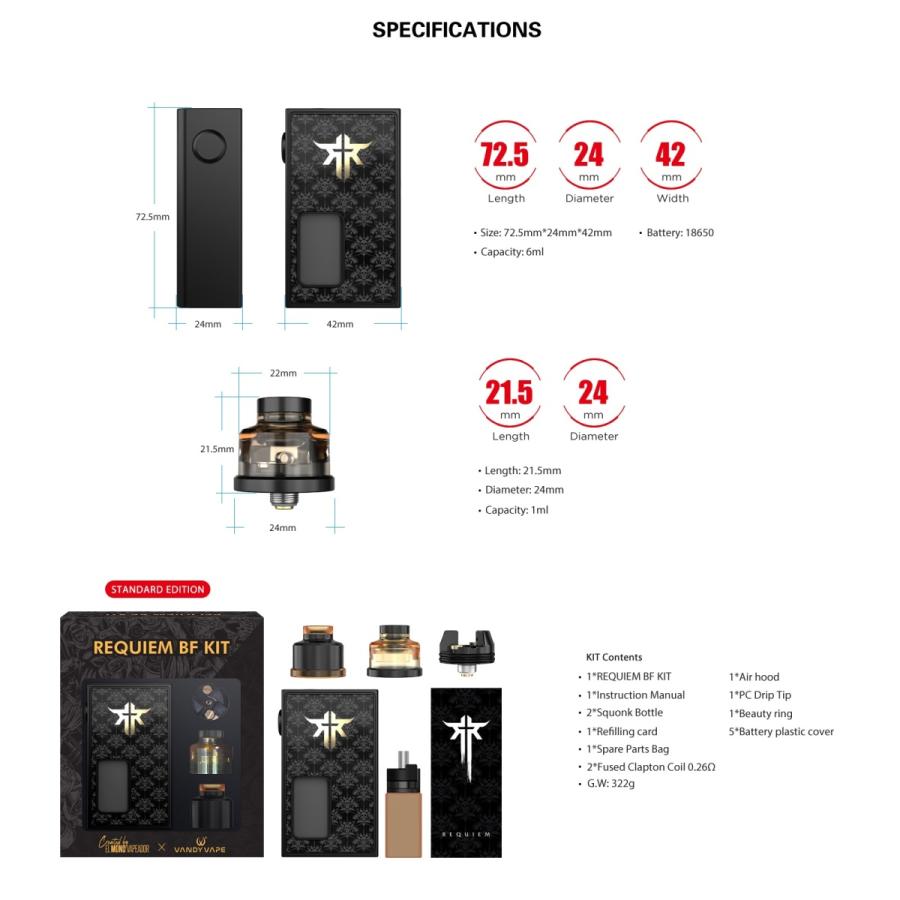 Vandy Vape Requiem BF Kit VAPE 電子タバコ |  | 06