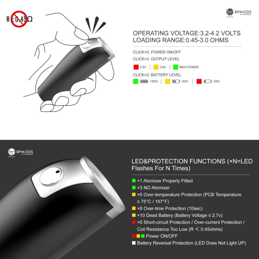 BP MODS Hilt Mosfet Mod VAPE 電子タバコ |  | 02