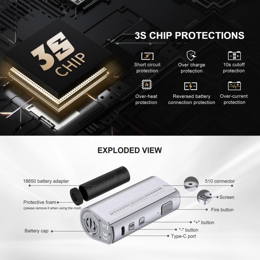 Vapefly Kriemhild 80W Box Mod VAPE 電子タバコ |  | 02