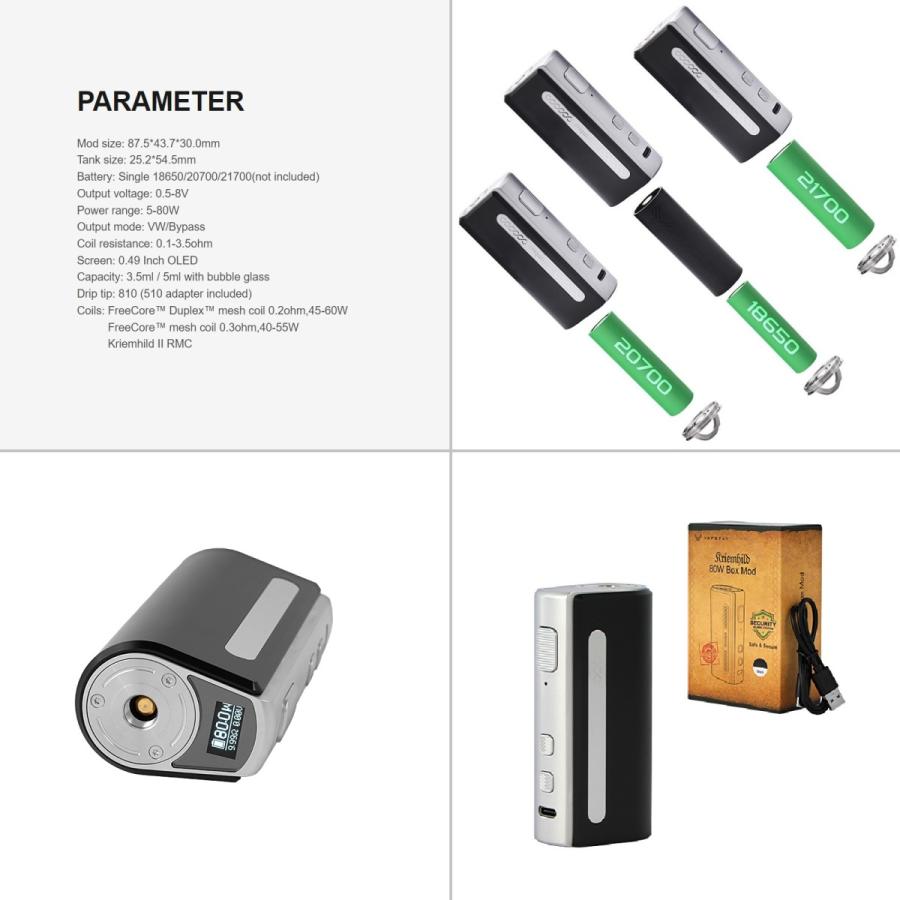 Vapefly Kriemhild 80W Box Mod VAPE 電子タバコ |  | 03