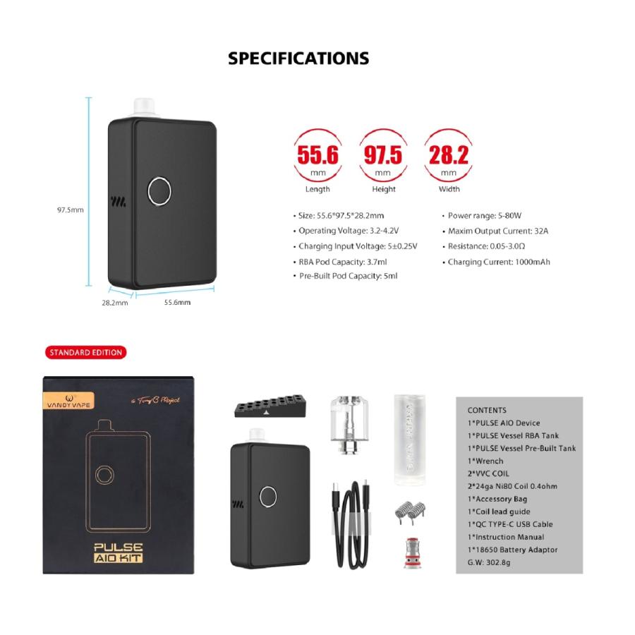 Vandy Vape Pulse AIO Kit VAPE 電子タバコ |  | 06