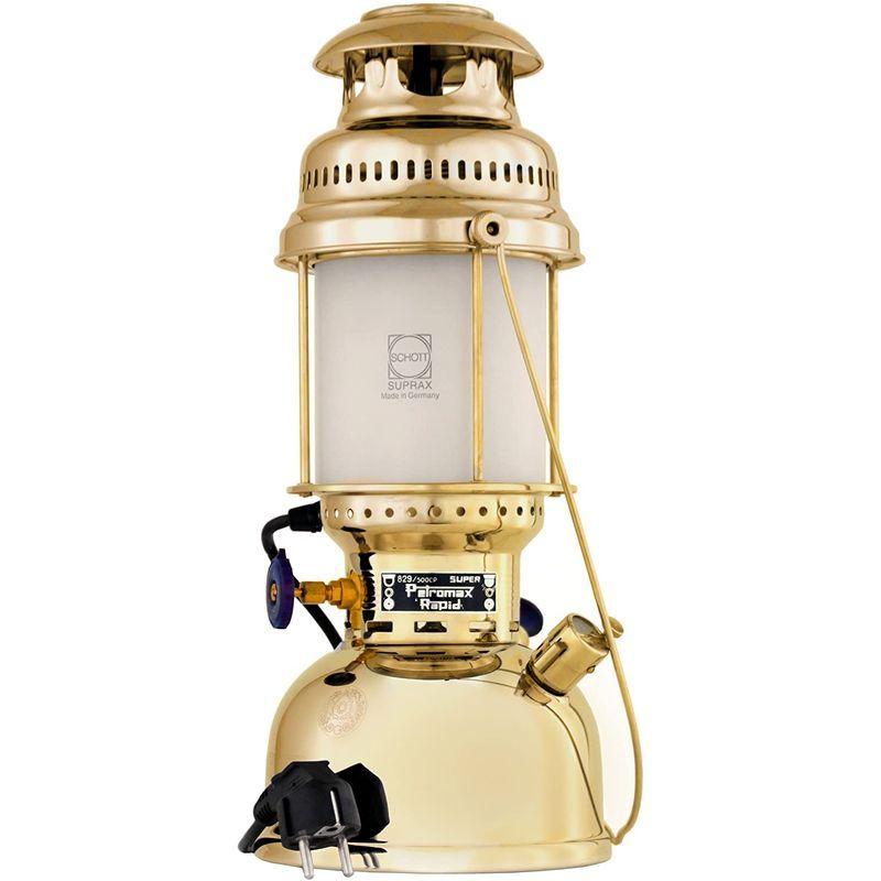 PETROMAX(ペトロマックス)　電気ランタン　エレクトロ　ブラス　家庭用コンセント使用　60W　日本正規品　12509