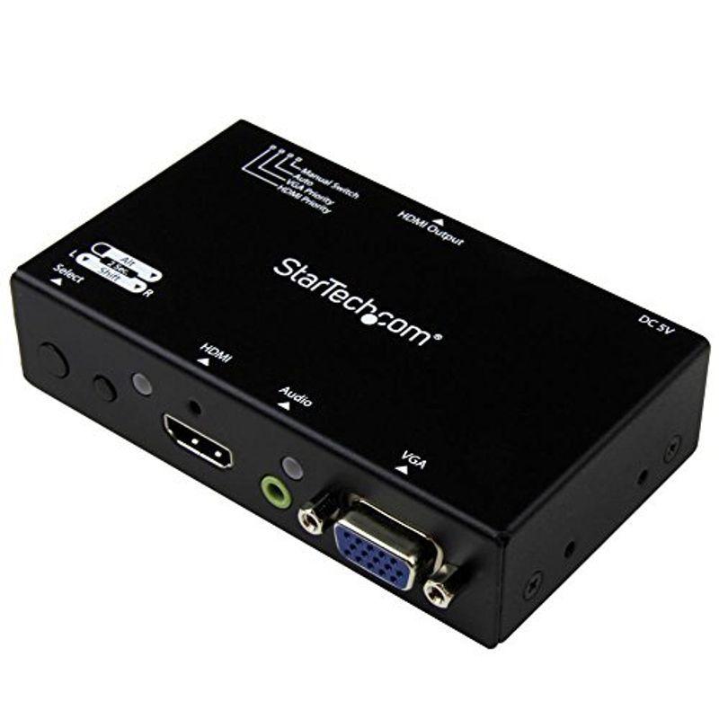 2入力(HDMI VGA)1出力(HDMI)対応ビデオ切替器スイッチャー 自動優先切替機能搭載 1080p VS