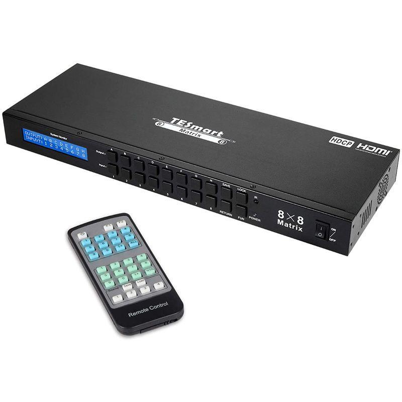 80%OFF!】 HDMI Matrix 8X8 HDMIスイッチ 8×8 HDMI切替分配器 Ultra 8