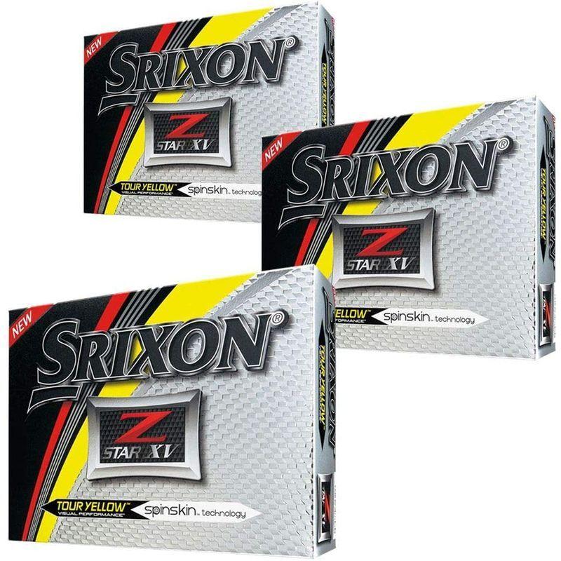 Srixon Z-Star XV 5 ゴルフボール (3ダース) 3ダース イエロー 3ダース Star XV ゴルフボール イエロー