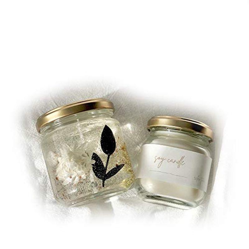 Lulu's ルルズ gel & soy aroma candle ジェル&ソイ アロマ キャンドル プリザーブドフラワー ドライフラワー