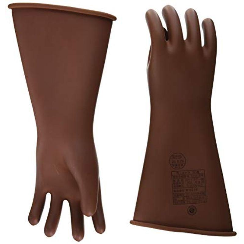 ヨツギ 高圧用 電気絶縁 ゴム手袋 405mm 大 YS-101-27-02