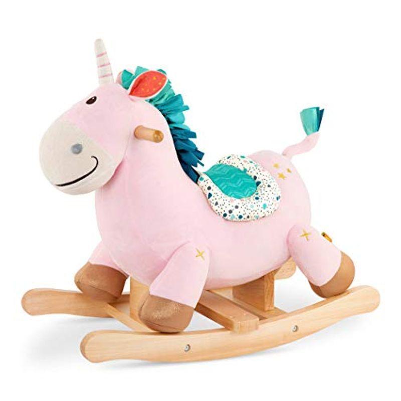 かわいい！ B. toys ゆらゆらピンク・ユニコーン 乗り物おもちゃ BX2160C1Z 正規品 知育玩具