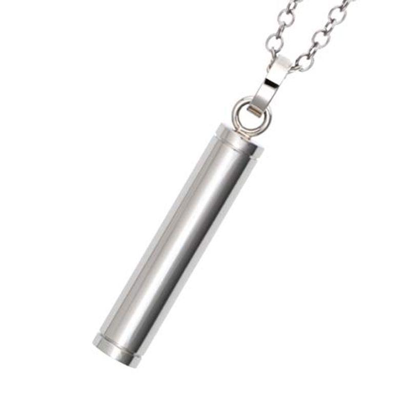 ソウルジュエリー 遺骨ペンダント ステンレス シリンダー プレーン レディース SUS316L 手元供養 遺骨入れ 遺骨ネックレス