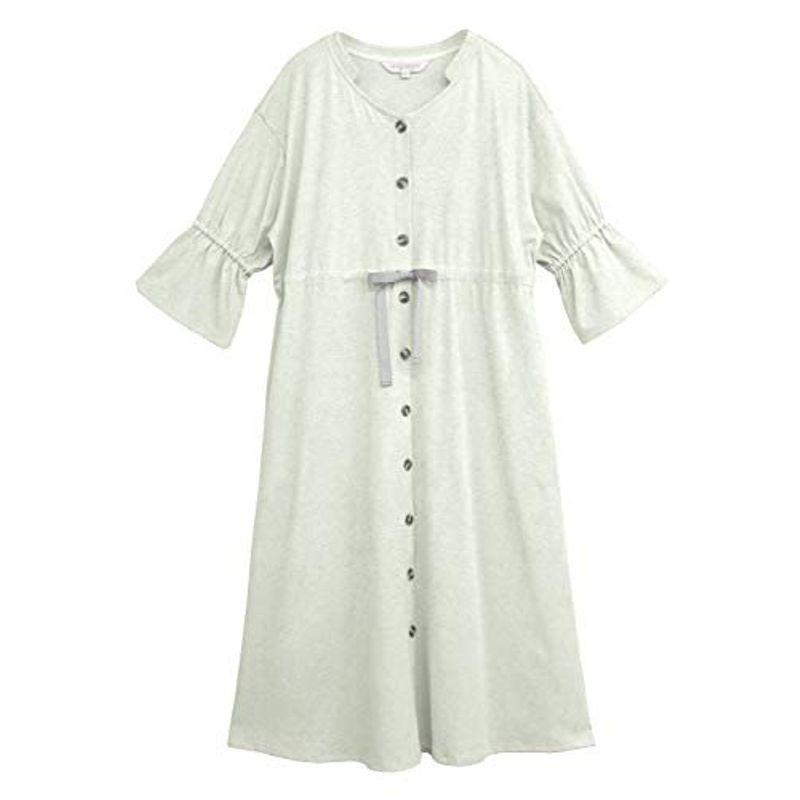 訳ありセール格安 Sweet Mommy マタニティパジャマ ワンピース 前開き 授乳 シルキーコットン 襟付き グログランリボン フレア袖 ワンマイル 七分 高級感 Turningheadskennel Com