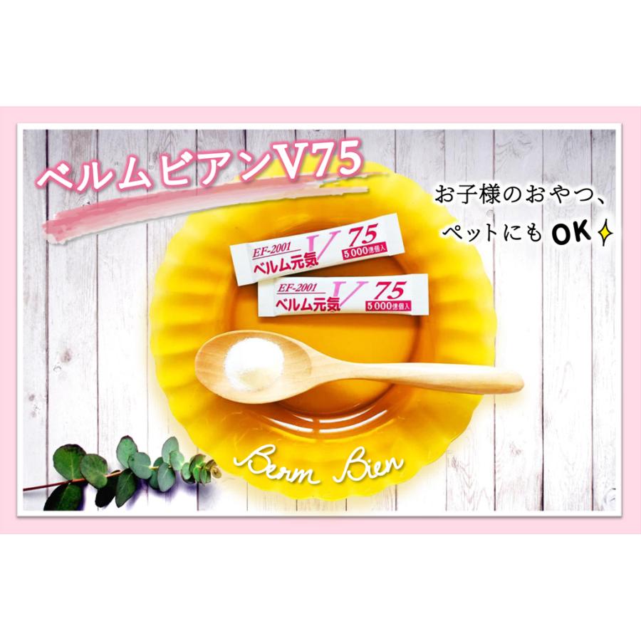 【乳酸菌ベルムビアンV75】1箱で25兆個の乳酸菌が摂れる！ 1回でヨーグルト50個分！※お子様〜ご高齢の方、ペットにも！ |  | 15