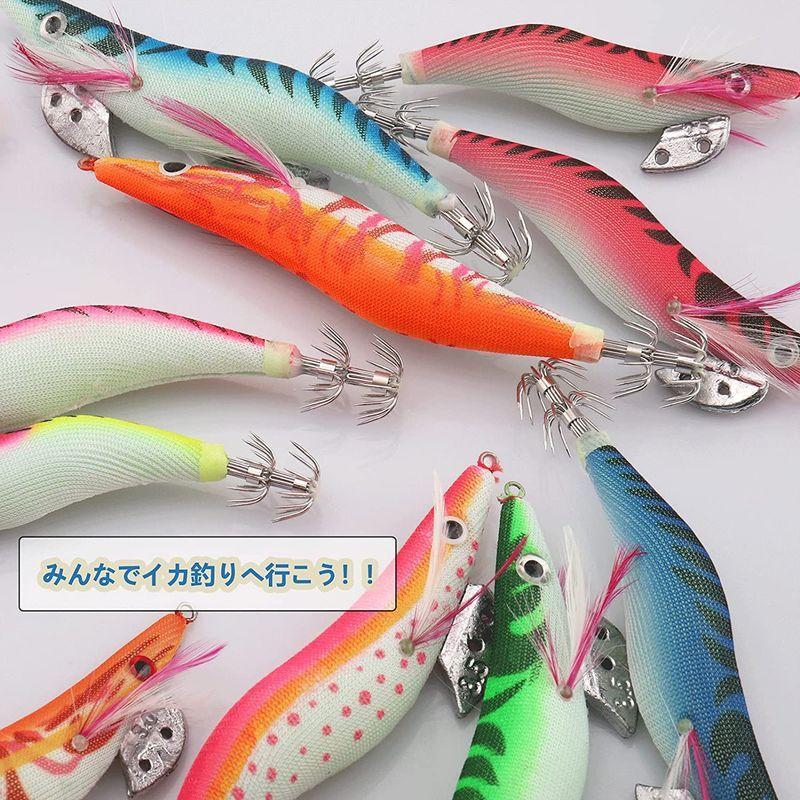 エギ イカ 釣り タコ 21年製 仕掛け 2 5号 3 0号 3 5号 イカ仕掛け エギング ラトル 釣り道具 スッテ セット エギセット