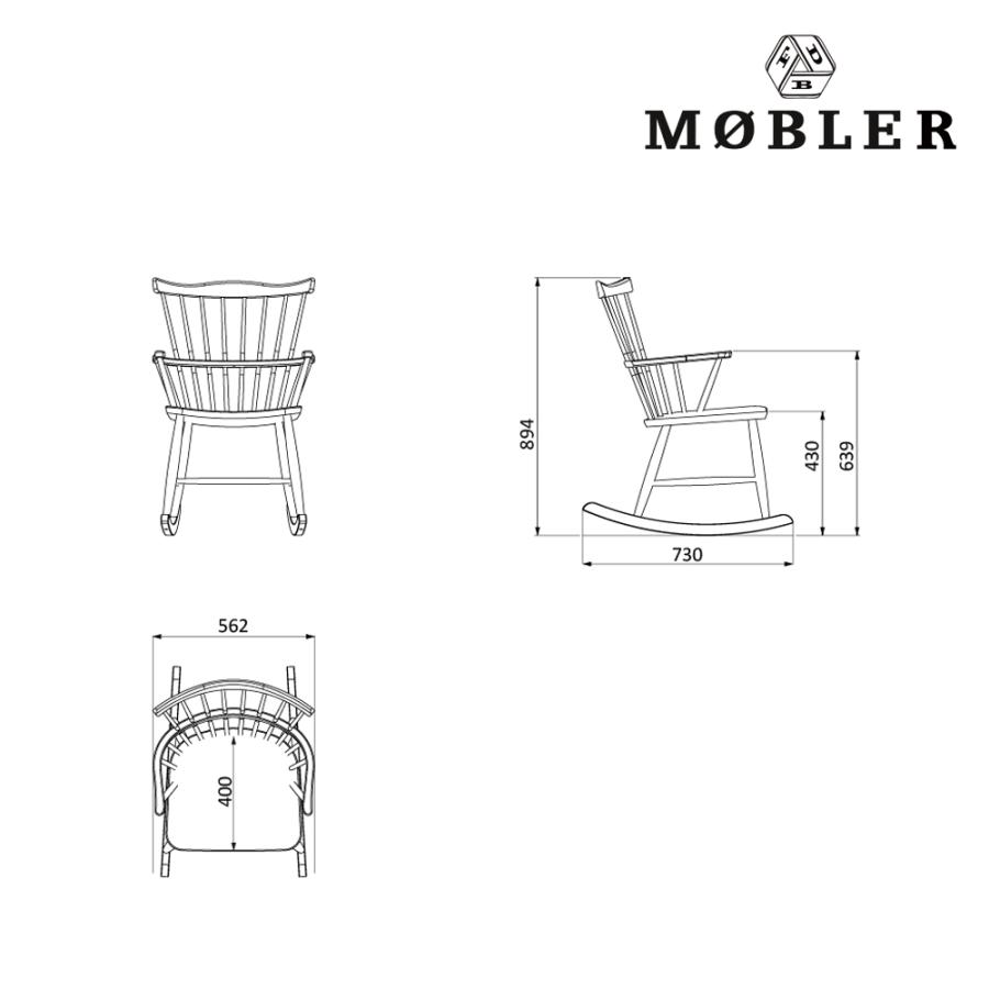 FDBモブラー ロッキングチェア J52G FDBモブラー J52G ロッキングチェア | Shinc lab.(シンクラボ