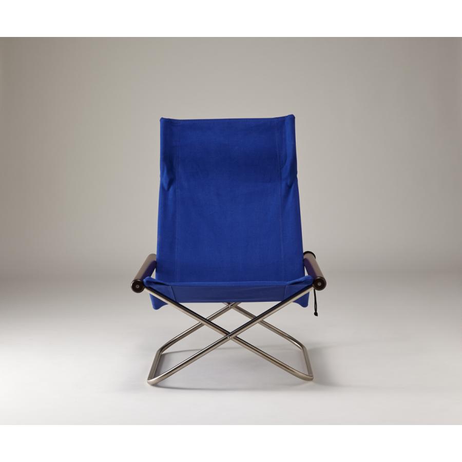 Nychair X ニーチェアｘ ニーチェアエックス NY-104 ブルー ダークブラウンパーソナルチェア 折りたたみ椅子 リクライニングチェア おしゃれ｜berry-kagu｜02