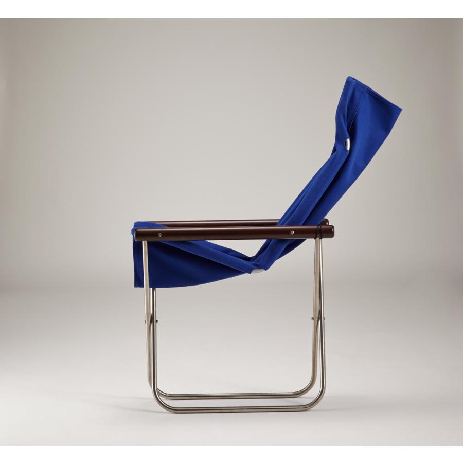 Nychair X ニーチェアｘ ニーチェアエックス NY-104 ブルー ダークブラウンパーソナルチェア 折りたたみ椅子 リクライニングチェア おしゃれ｜berry-kagu｜06