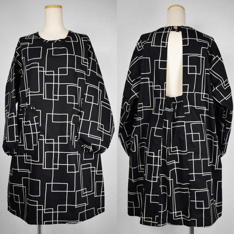 割烹着 お尻が隠れる 日本製 かぶるだけ おしゃれ かっぽう着 フラワー