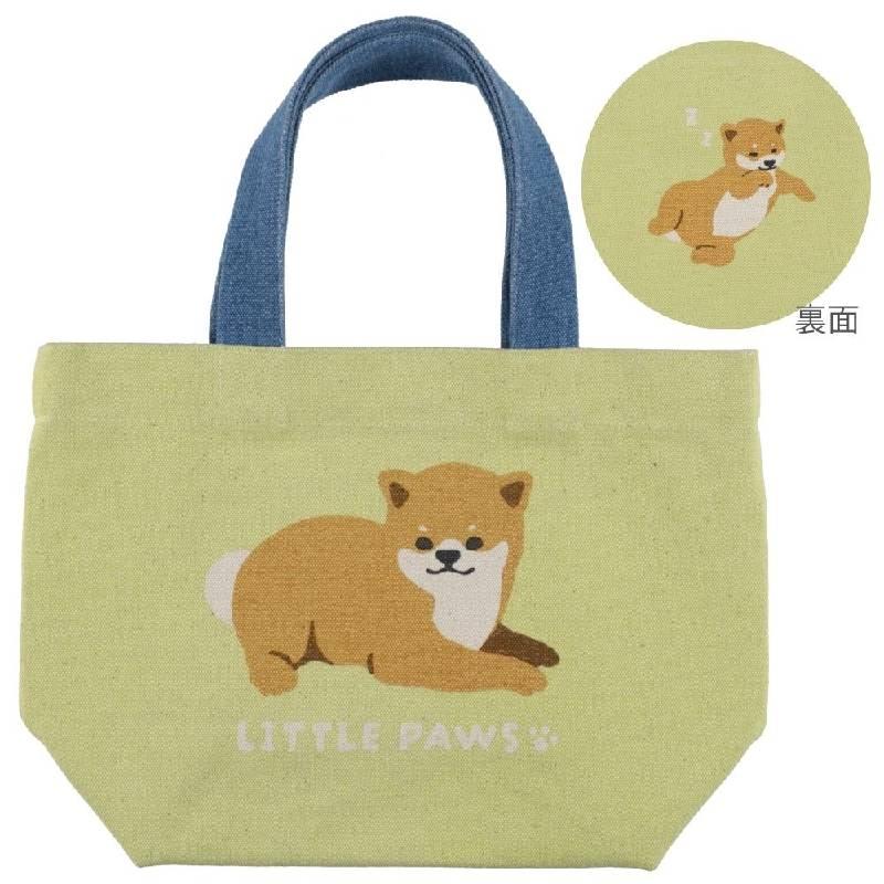 ミニトートバッグ キャラクター お散歩 お弁当袋 ランチバッグ