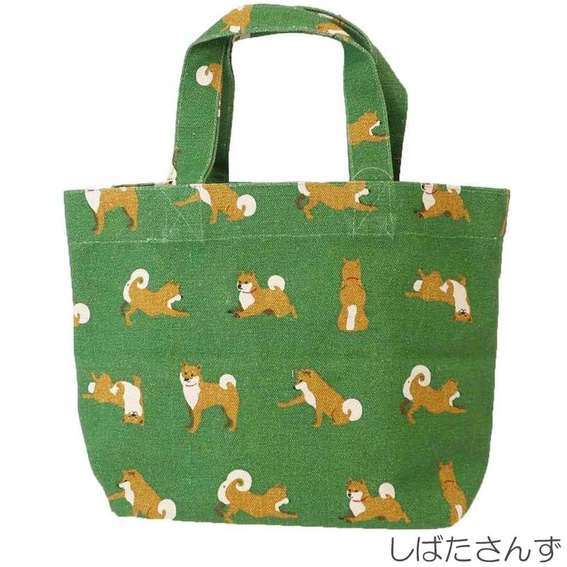 ミニトートバッグ キャラクター 花柄 お弁当袋 ランチバッグ フレンズ