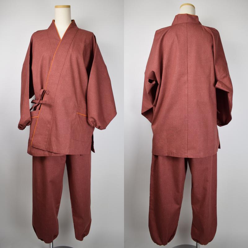 作務衣 女性 おしゃれ レディース 日本製 コットン かわいい 和装 綿100_4