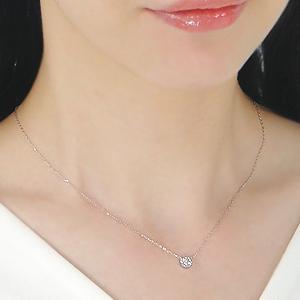 pt900 0.3ctUP 一粒 ダイヤモンド ネックレス 送料無料 ダイヤ