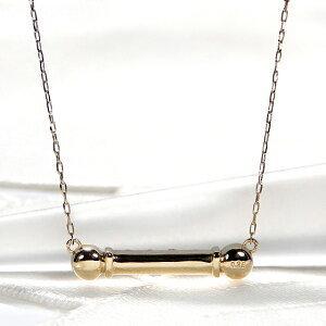 Pt900 K18YG PG ダイヤモンド ライン ネックレス 0.25ct ダイヤ