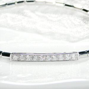 pt950 0.3ct フリーサイズ ダイヤモンド ブレスレット 0.3カラット シンプル 上品 ブレス ジュエリー ダイヤ プラチナバングル フリー 人気 送料無料 BRP-0092の画像