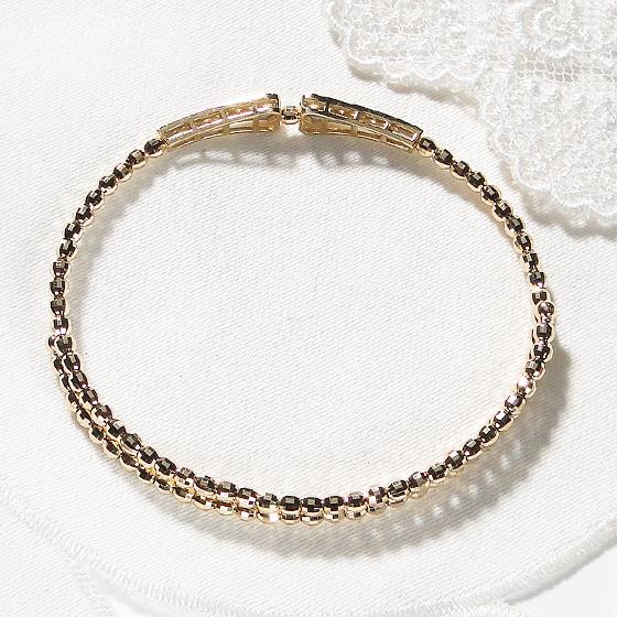 Pt950 K18 YG PG 0.31ct ダイヤモンド ブレスレット ダイヤ 送料無料  