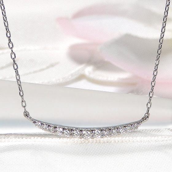 【みーこ】ダイヤモンドネックレス　プラチナpt950刻印あり みーこ様専用】ダイヤモンドネックレス プラチナpt950刻印あり - メルカリ