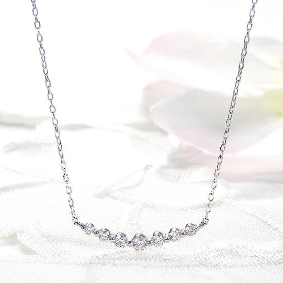 user_17f3fa39　ダイヤモンドネックレス　プラチナpt950刻印 ぴぃ様専用】ダイヤモンドネックレス プラチナpt950刻印あり - メルカリ