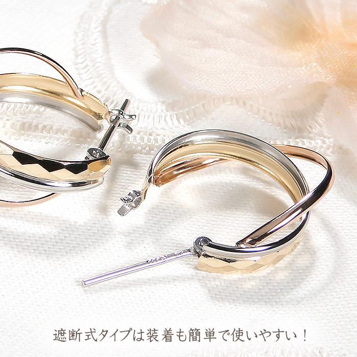 K18WG ハート ダイヤモンド ピアス 0.20CT K18YG ハート ダイヤモンド