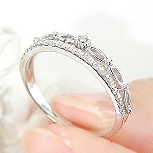K10 YG WG PG ゴールド 指輪 リング ダイヤモンド ダイヤ 0.1ct 