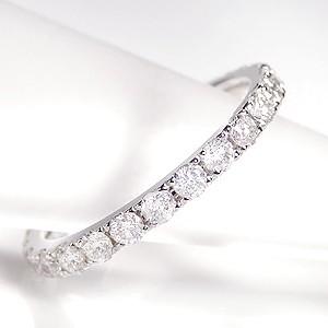 pt900 プラチナ 指輪 リング ダイヤモンド ダイヤ フルエタニティ フルエタ 1.0ct 1カラット エレガント BRR-0047の画像