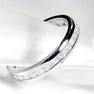 pt900 プラチナ 指輪 リング ダイヤモンド ダイヤ フルエタニティ フルエタ 1.0ct 1カラット フチあり 人気 BRR-0049の画像