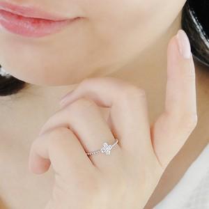 pt900 プラチナ ダイヤモンド ダイヤ 指輪 リング 小花 0.2ct フラワー 花 可愛い BRR-0054の画像