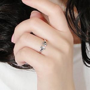 K10 PG YG WG ゴールド 指輪 リング 地金リング Tモチーフ T 人気 可愛い 10k 10金 シンプル BRR-0095K10の画像