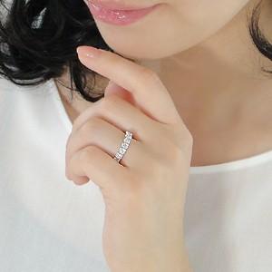 pt900 プラチナ ダイヤモンド ダイヤ 指輪 リング 2.0ct 豪華 2カラット エタニティ VSクラス フルエタニティ 4月 誕生石 BRR-0114｜berryrone｜03