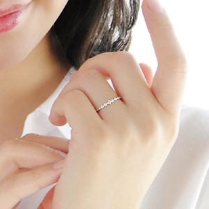 K18 WG PG YG ゴールド 指輪 リング ダイヤモンド ダイヤ シンプル デイリーリング 18k 18金 BRR-0121の画像