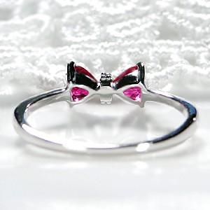 【指輪】最終セール！Pt900 ハートシェイプ リボンリング ジュエリー アクセサリー レディース 指輪 リング プラチナ