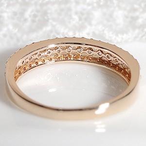 K18YG/PG/WG 0.30ct ダイヤ ハーフエタニティリング ダイヤリング 人気 おしゃれ |  | 05