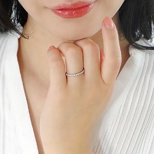 K18YG/PG/WG 0.10ct ミル打ち ダイヤモンド リング ジュエリー 指輪 可愛いの画像