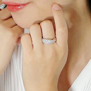 K18YG/WG/PG 1.0ctUP パヴェ ダイヤモンド リング 18金 18k ダイア 