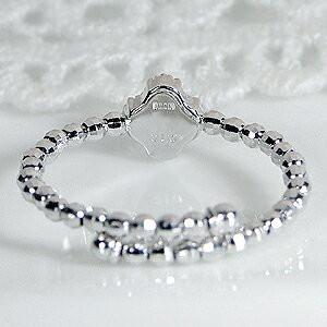 K18YG/WG/PG ダイヤモンド 形状記憶 スパイラル フラワー リング  