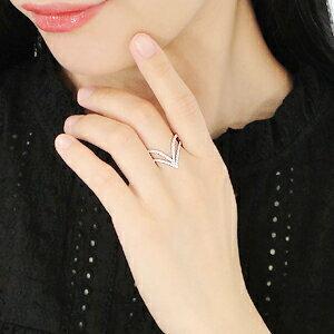 Pt950 V字 ダイヤモンド リング 0.52ct ジュエリー 指輪 プラチナ V