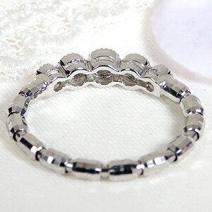 Pt950 0.2ct ダイヤモンド フリーリング ジュエリー プラチナ ダイヤ 指輪 可愛い フリーサイズ ミル打ち 0.2カラット ダイヤ ミルグレイン BRR-0179の画像