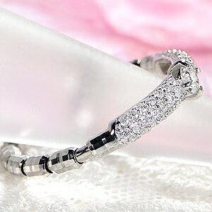 Pt950 0.32ct ダイヤモンド フリー リング ジュエリー エタニティ リング プラチナ ダイヤ 指輪 可愛い 甲丸 フリーサイズ パヴェ 0.32カラット ダイヤ BRR-0180の画像