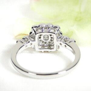 Pt950 ダイヤモンド指輪0.50ct Pt950 ダイヤモンド PrincessCut リング【0.50ct】プラチナ 0.5