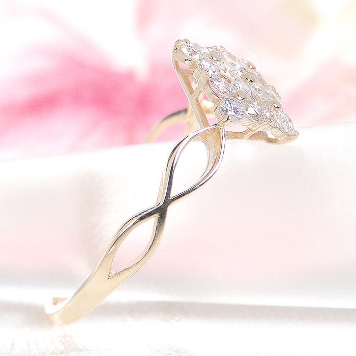 K10 WG YG PG ダイヤモンド リング 0.30ct 送料無料 人気 指輪 ダイヤ 